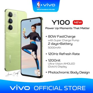 (New) vivo Y100 | 80W FastCharge | 5000mAh Battery | 120Hz Refresh Rate | 8+8GB RAM & 256GB ROM