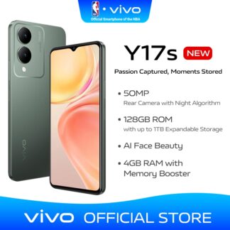 vivo Y17s | 50MP Camera | 128GB ROM | 5000mAh | 4GB + 4GB RAM & 12GB ROM | Ultra Game Mode