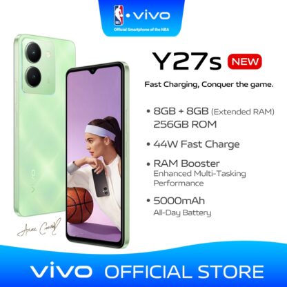 vivo Y27s | 8GB+8GB RAM 256GB ROM | 44w fast charge | 5000mAh battery | Snapdragon 680 | IP54