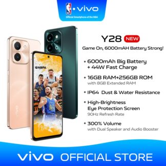 【New】vivo Y28 | 6000mAh Battery丨44W Fast Charge丨16GB RAM+256GB ROM丨IP64 | 90Hz refresh rate