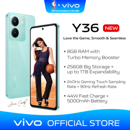 vivo Y36 cellphone 256GB Big Storage mobiles 44W fast charge sale android phone snapdragon chip